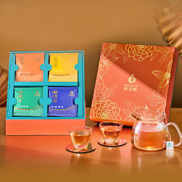 【送禮首選】花耀巧禮-漢方養生茶禮盒(12入)
