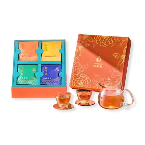 花耀巧禮 - 萃養漢方茶禮盒(12入/盒)附提袋