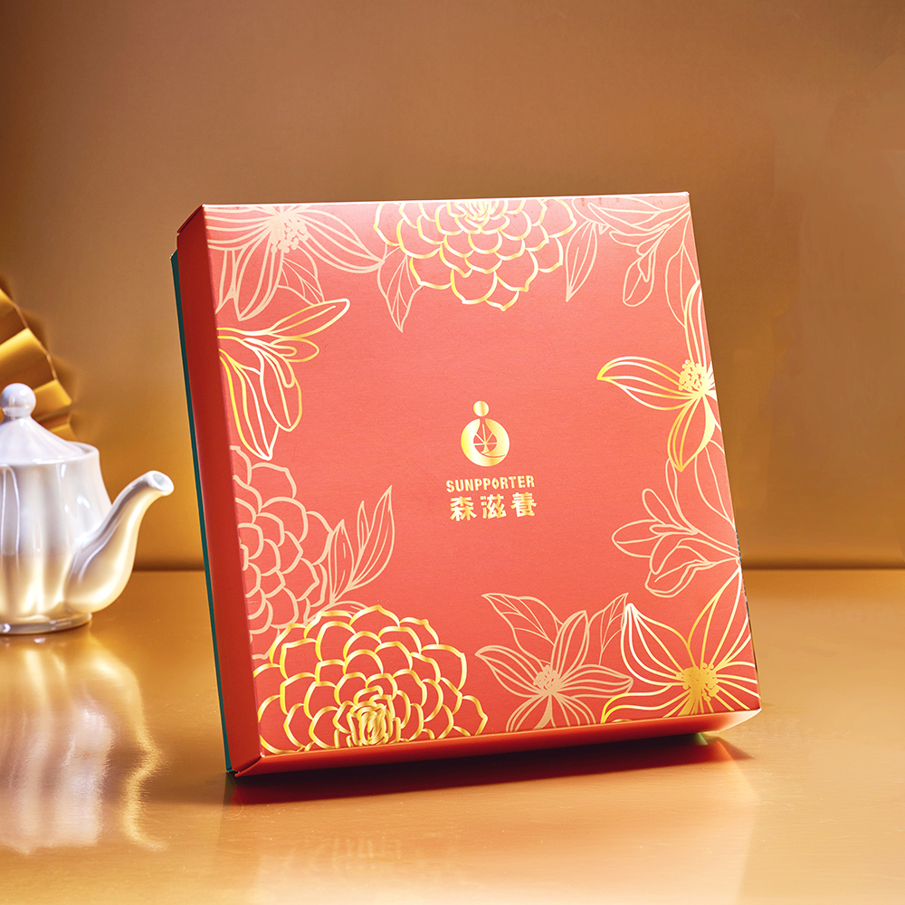 花耀巧禮商品圖-02 花耀巧禮 - 漢方養生茶禮盒(12入/盒) 附提袋