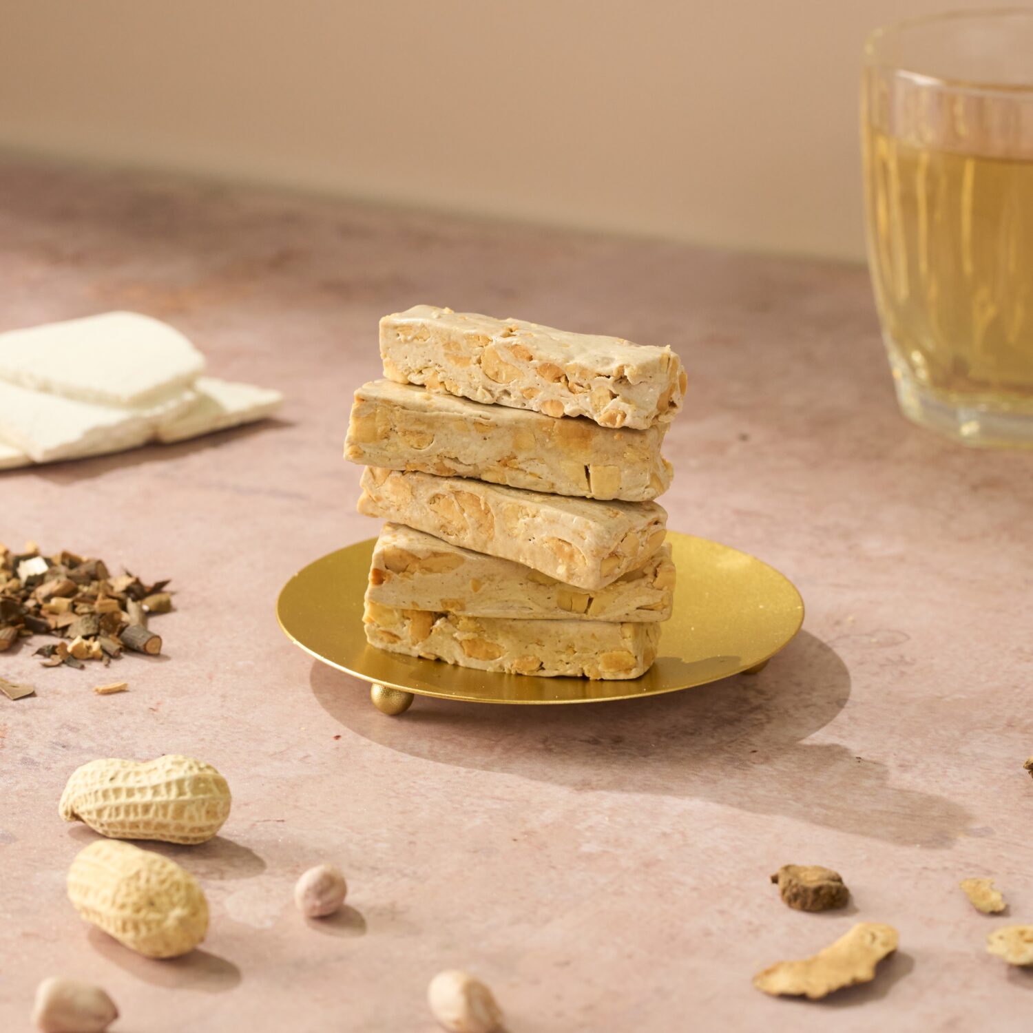 森韻迎禧02 森韻迎禧 - 漢方牛軋糖萃養茶禮盒(10入/盒)附提袋