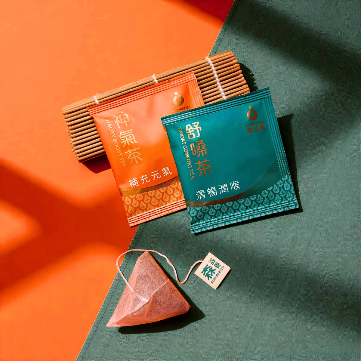 森韻迎禧02 森韻迎禧 - 漢方牛軋糖萃養茶禮盒(10入/盒)附提袋