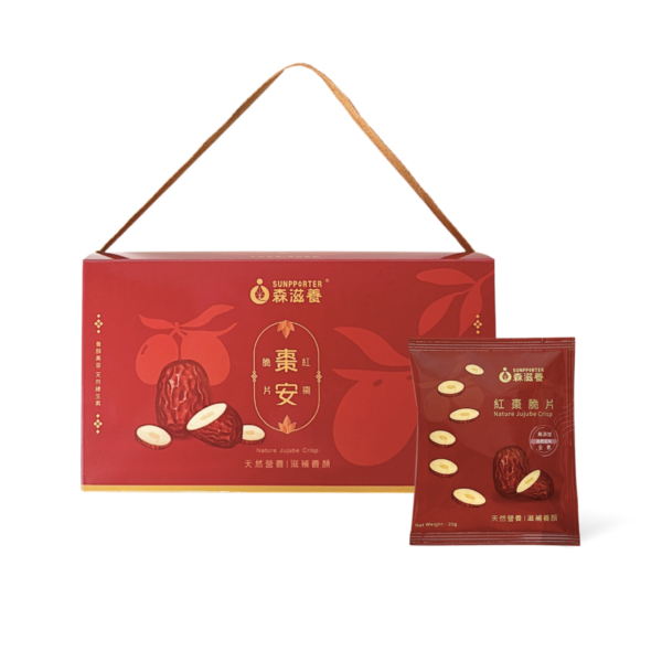 棗安好禮 – 紅棗脆片禮盒(10入/盒)附提繩